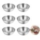 thumbnail image 1 of Platos para salsa de acero inoxidable, 6 uds., tazas para salsa y condimentos, cuencos para salsa, platos para servir Sushi, platos de soja plateados, 1 of 5