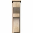 thumbnail image 2 of 7 1/2"W x 12"D x 28"H Monterey Smooth Corbel w/Backplate, Douglas Fir, 2 of 9