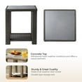 thumbnail image 2 of CHITA Outdoor Flat Wicker Side Table, Gray, 2 of 6