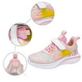 thumbnail image 4 of Lujianch Children's Fashion Mesh Lace Up Sneakers Color Matching Casual Comfortable Running Shoes Lightweight Girls Sneakers Size 9.5-10 Years, 4 of 5