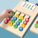 thumbnail image 5 of Juguetes de piscina, juguetes para bebés, juguetes para niños pequeños, juego de laberinto de madera de cuatro lados, juego de colores, juguete de entrenamiento de pensamiento lógico para educación te, 5 of 9