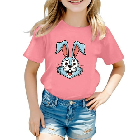 

Easter Bunny Shirt Toddler Boy Girl Happy Easter T Shirt Kids Cute Bunny Rabbit Graphic Tees Tops