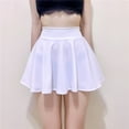 thumbnail image 2 of MYG Womens High Waist Pleated Casual Skater Skirt Yoga Dance A-line Skirts, 2 of 9