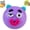 Purple, variant on NEW Smushers Squishy, Cute Easy Squeezy Funny Face Squishy Stress Balls, Stress Relief Desk Accessory for Adults