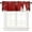 Christmas, variant on Watercolor Black White Grey Leaf Kitchen Curtains Valances for Windows Spring Summer Flowers Rod Pocket Valance Window Treatments 1 Panel Short Curtain 54x18 Inch for Bathroom Living Room Decor