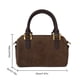 thumbnail image 3 of Bolso Bandolera Mujer Retro Gamuza Cuero Compras Fecha (Marrón), 3 of 3