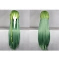 thumbnail image 6 of Unique Bargains Wigs for Women 39" Green Gradient Wigs with Wig Cap, 6 of 6