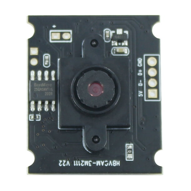 Módulo Monitoreo Placa Cámara Mini OV3660 Lente Enfoque Manual 1080P 3MP MJPG/YUY2