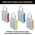 thumbnail image 4 of Locker Lock Master Lock 653D, combinación reiniciable de 4 dígitos, 4 of 6