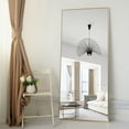 thumbnail image 4 of 71"x32" Gold Modern Full Length Mirror, 4 of 9