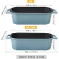 thumbnail image 2 of Flavehc Bread Pan Cast Iron Loaf Pan with Lid Bread Loaf Pan 9x5 Inch Enameled Cast Iron Sourdough Bread Pan, LightBlue, 2 of 6