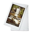 thumbnail image 1 of Decorative Tea Towel, Apron Pisgah National Forest, North Carolina, Unisex, Adjustable, Organic Cotton, 1 of 3