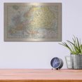 thumbnail image 4 of Luxe Metal Art 'Map of Europe' by Wild Apple Portfolio, Metal Wall Art, 16"x12", 4 of 9