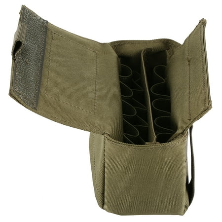 HERCHR Ammo Bag, 15 Round Shotshell Ammo Bag Rifle Cartridge Holder Pouch Carrier Magazine Pouch, Shotshell
