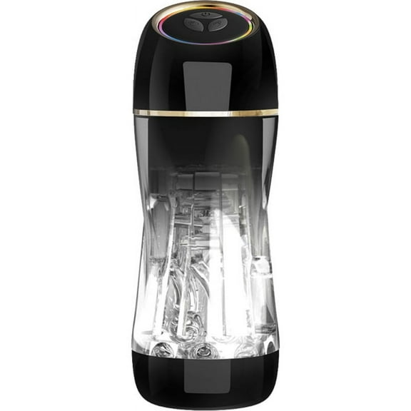 Manhandler Hi Torque Silicone Stroker for Men, Black