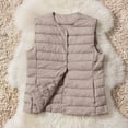 thumbnail image 5 of Women's Vests Lightweight Vest for Women Plus Size Fashion Winter Warm Coat Solid Tops Jackets, 5 of 9
