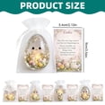 thumbnail image 3 of ChromaMuse Easter Pocket, Easter Bunny Hugs with Prayer Card Basket Stuffers Easter Gifts for Coworkers Friends Daughter Son New Beginnings & Stocking Fillers, 3 of 9