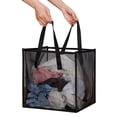 thumbnail image 4 of Amdohai Foldable Portable Sheer Mesh Laundry Hamper Storage Bag Large Capacity Multifunction Dirty Clothes Basket Bucket, 4 of 8