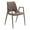 Brown & Walnut, variant on Desi Dining Chair Black Dining Chair, Modern Style, Plush and durable faux leather fabric, Plywood, Indoor Dining