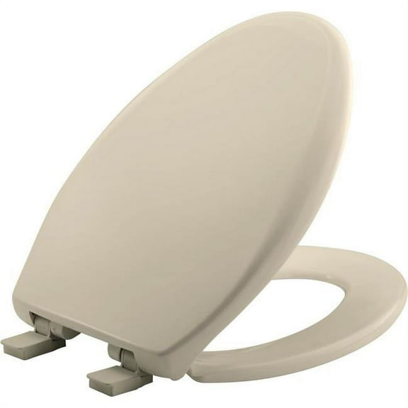 Affinity Elongated Closed Front Toilet Seat In Almond