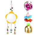 thumbnail image 3 of Chicken Hanging Mirror Toys, Chicken Mirror Multifuncation Safe Musical Duarble  For Chicken Stuff Parakeet Bird Playing, 3 of 8