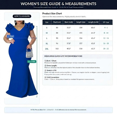 thumbnail image 5 of Women's V-Neck Ruffle Shoulder Mermaid Maxi Evening Dress, 5 of 5