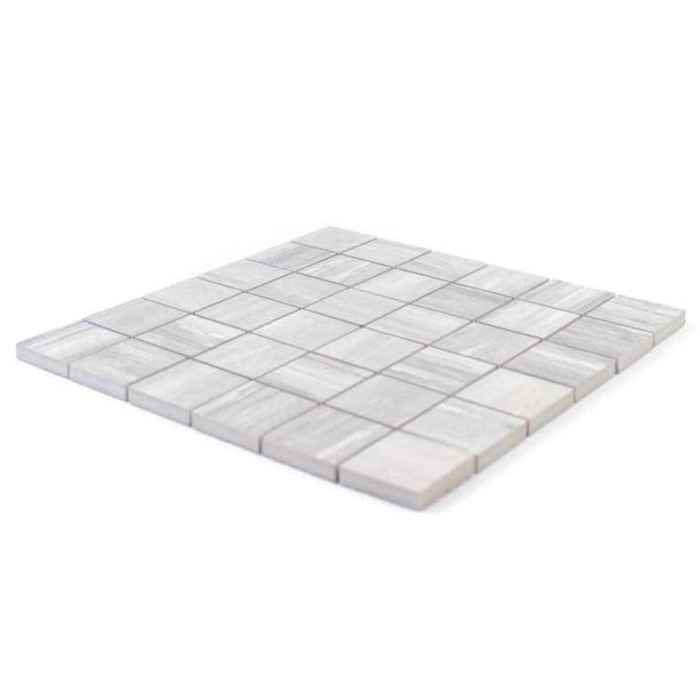 The Tile Life Penthouse 4" x 4" Pearl Attraction Matte Porcelain Mosaic Tile Sample 1 Piece