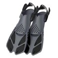 thumbnail image 5 of 2Pcs Nage Palmes Snorkel Chaussures pour la Plongée Sous-Marine Femmes Taille Noir, 5 of 5