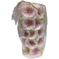 thumbnail image 1 of One Hundreds Eighty Degree Sculpted Flower Candle w/ Cello Bag-White, 1 of 1