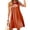6-Orange, variant on jinghuiyue Womens Casual Summer Dress Sleeveless Crewneck A-Line Sundress Beach Vacation Tank Dresses with Pockets M