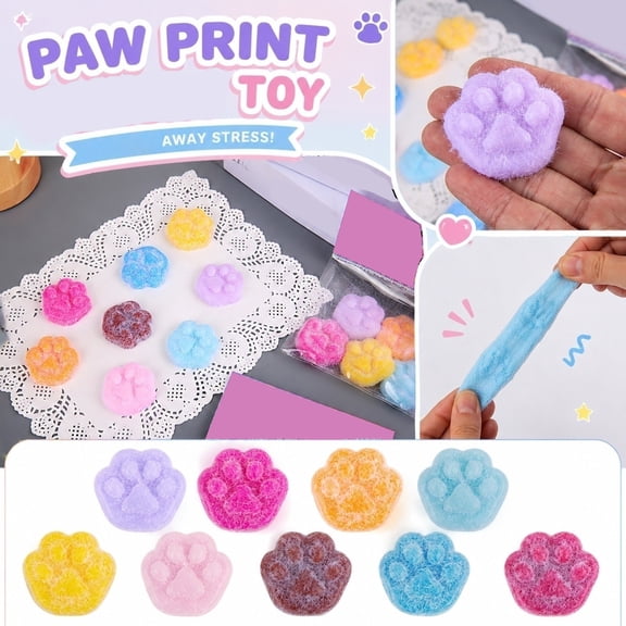 Knisume Stress Relief Squishy Toys – Squeezy Squishy Ball in Random Color, Soft Decompression, Calming Fidget for Stress, Squishy Party Favors and Gifts