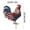 A, variant on LNOGEUPG Patriotic 4th of July USA Flag Hand Painted Rooster Yard Stake Waterproof Metal Rooster Garden Ground Decoration for Independence Day Outdoor Lawn Pathway Patio Patriotic Party Decor