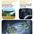 thumbnail image 2 of Bewildely Avión RC con giro de 360° y acrobacias aéreas, detección de vuelo estacionario, modo sin cabeza, luces LED, juguete Juguetes y Juegos rojo Doble eléctrico, 2 of 5