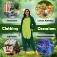 thumbnail image 5 of Dinosaur Onesie Adult CANASOUR Christmas Pajamas One Piece Polyester Animal Family Couple Suit, 5 of 6