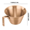 thumbnail image 2 of TIMIFIS Measuring Cup 304 Stainless Steel Measuring Cup 100ml Extraction Cup with Scale Small Cup with Handle Coffee Milk Measuring Cup Kitchen Appliances, 2 of 5