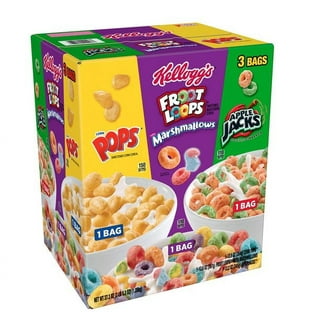 Kellogg's Cold Breakfast Cereal, Single Serve, Variety Pack, 10.94oz Tray  (10 Boxes)