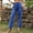 Dark Blue, variant on Frostluinai Straight Leg Jeans for Women High Waist Baggy Denim Pants Solid Color Slit Hem Jean Pants Casual Wide Leg Jeans with Pocket