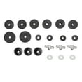 thumbnail image 1 of Set 21Pcs Drum Cymbal Felt Pad Non Slip Instrument Accessory Replacement Part Set Kit, 1 of 7