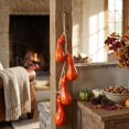 thumbnail image 4 of Artificial Gourd Garland Hanging String Fake Long Neck Pumpkin Wall Decor, 4 of 9