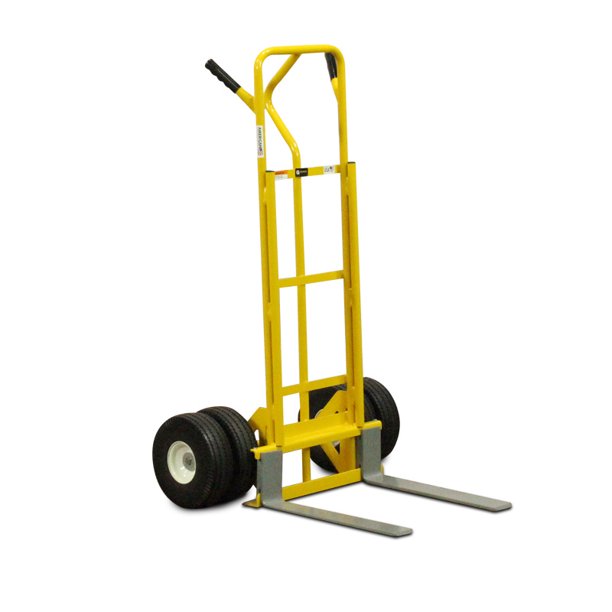 American Cart Fork Hand Truck Dual Wheels