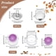 thumbnail image 3 of Kit de 100 Juegos de Botones de Cubierta con Herramientas, Kit para Hacer Botones de Tela, Fabricante de Botones con Parte Posterior Cubierta de Tela, A, 3 of 7