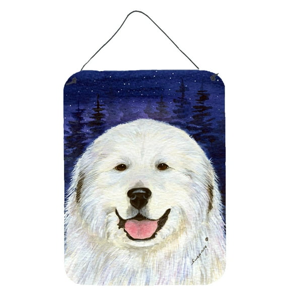 Caroline's Treasures SS8242DS1216 Great Pyrenees Wall or Door Hanging Prints, 12x16, multicolor