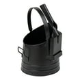 thumbnail image 4 of Mind Reader 2-Piece Metal Fireplace Bucket with Shovel Fireside Bucket with Ash Scoop and Handle, Black, 4 of 7