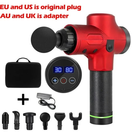 LIJIFSN Wireless Professional Deep Tissue Fascial Muscle Massage Gun for Fitness Enthusiasts - Powerful Relaxation Treatment with Air Vibrator Massager Machine