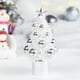 thumbnail image 4 of Adornos de plástico para árbol de Navidad con purpurina y estrella | Dulce adorno navideño con forma de pirámide | Centro de mesa festivo para fiestas en casa u oficina, 4 of 6