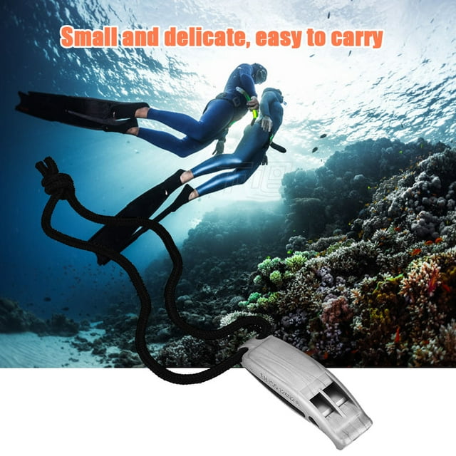 Loud Emergency Survival Whistle 3Colors Portable Airflow Design Far Distance Sound for Diving Hiking Camping