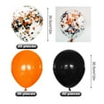 thumbnail image 3 of AJKSFHIU Black Orange Balloons Kelfara,Matte Black Orange Latex Balloon and Confetti Balloon for Halloween Celebration,Halloween Party Spooky Ghost Party Bar Anniversary Graduation Decoration, 3 of 9