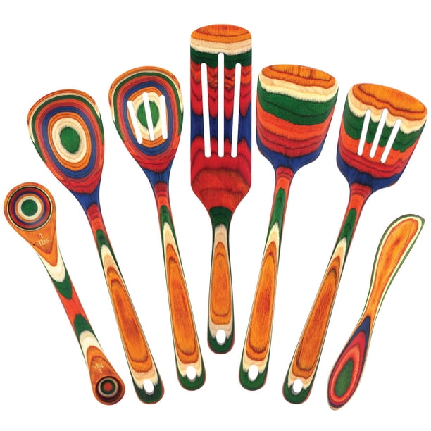 Baltique Marrakesh Collection Juego de utensilios de cocina de 7 piezas, seguro para antiadherente