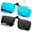 A03 - Black + Blue, variant on 2 Pack Clip-on Sunglasses Polarized Women Men UV400 Protection Driving Stylish Classic Mirror Blue