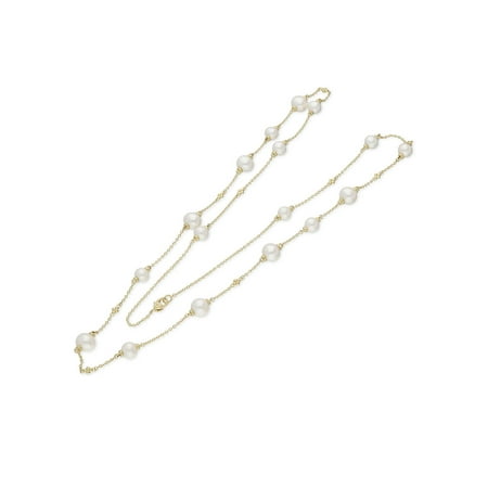 - Bella 8-10.5MM Chinese Freshwater Multi Pearl and 14K Yellow Gold Necklace